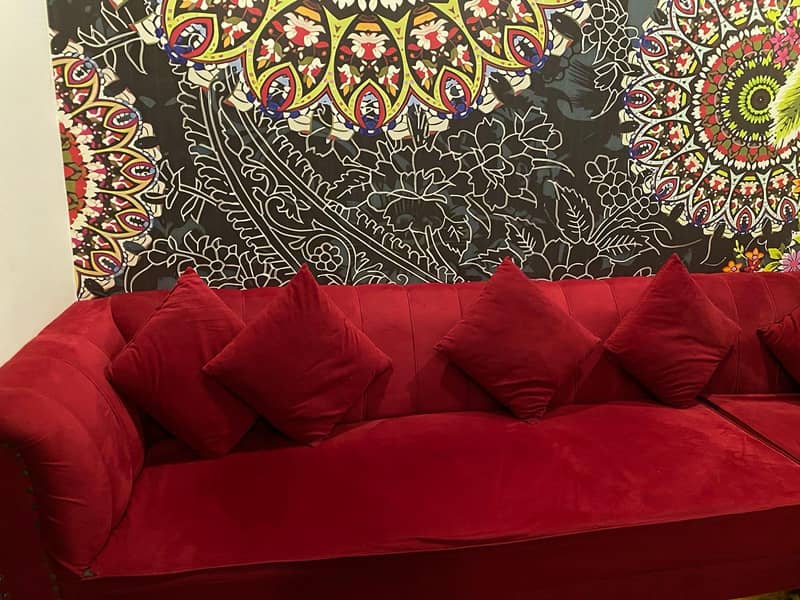 L shape Sofa/8 seater 4