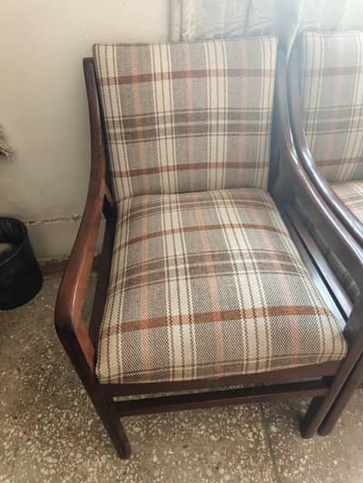 Four Wooden Armchair for Sale