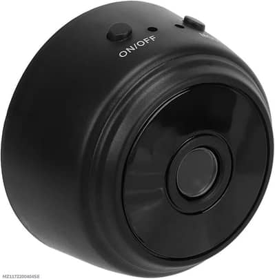 Rechargeable compact camera with on off button