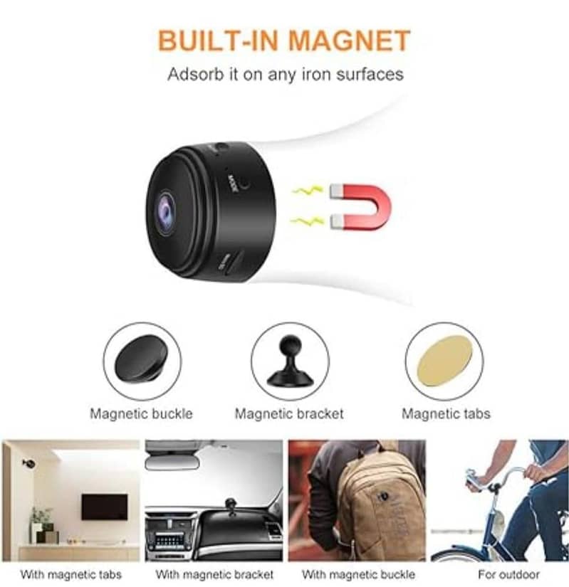 Rechargeable compact camera with on off button 8