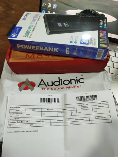Audionic Dany Power Bank Turbo Charging - 10000mAh - 1 Year Warranty