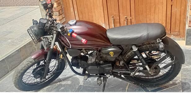 Honda pridor converted into Cafe Racer