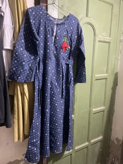 Blue Casual Maxi