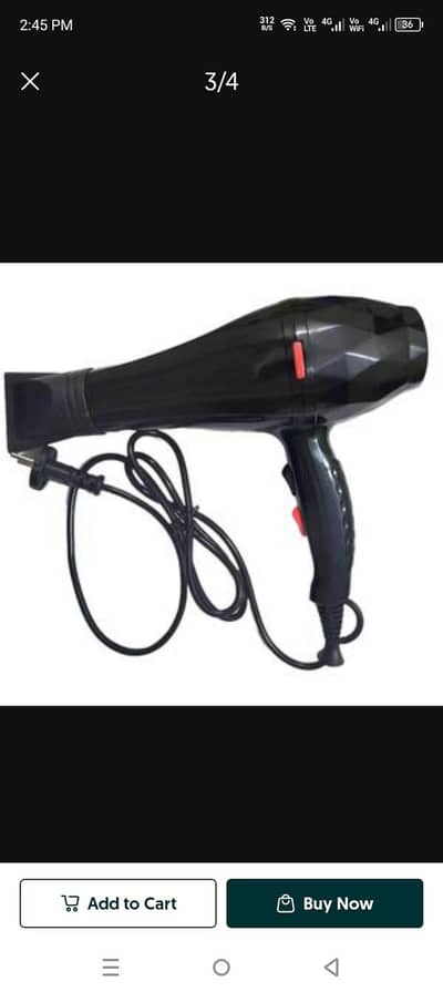 Hair dryer, Professional hair dryer