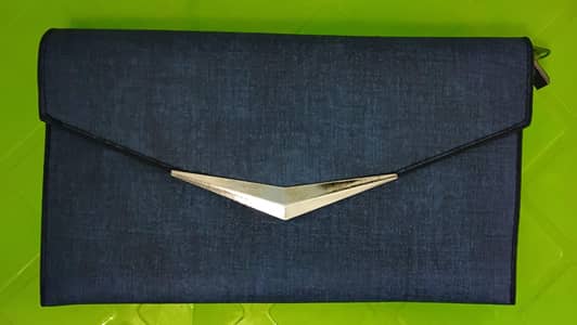 Imported Women Suede Envelope Clutch / Handbag / Party Purse