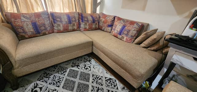 L shaped sofa