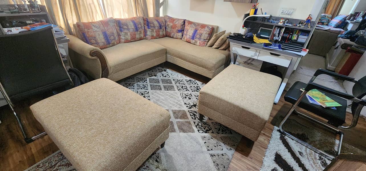 L shaped sofa 1