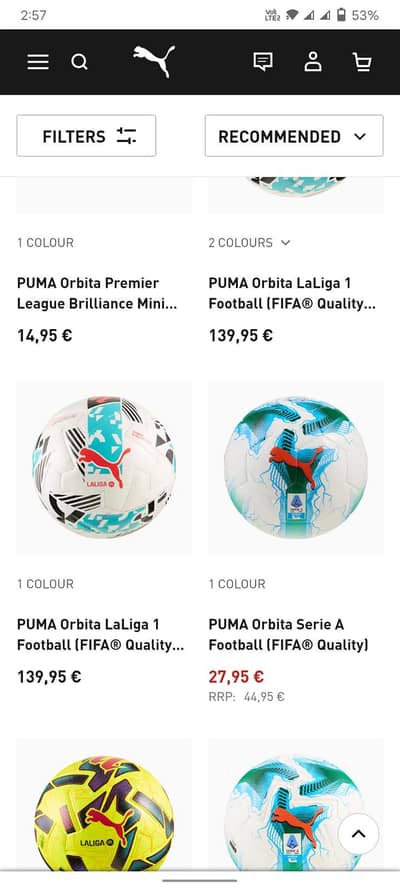 PUMMA PRACTICE FOOTBALL 