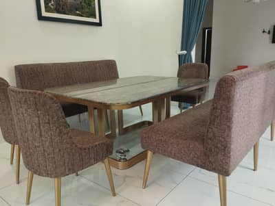 DINNING TABLE AND SOFA