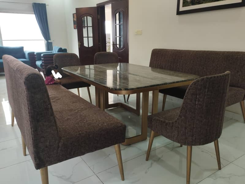 DINNING TABLE AND SOFA 6