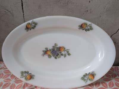 French vintage marbal dinner set