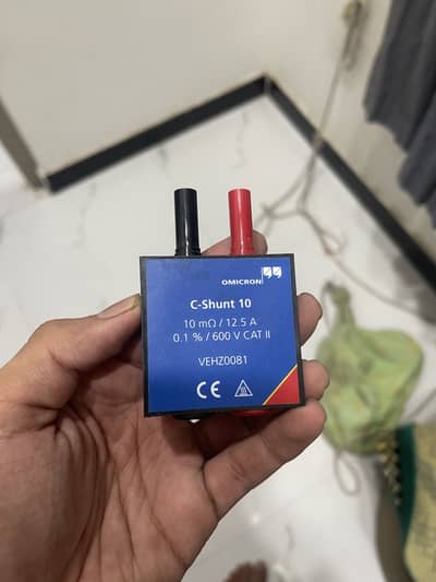 OMICRON C-Shunt 10 | 10mΩ | 12.5A | 0.1% | 600V CAT II
