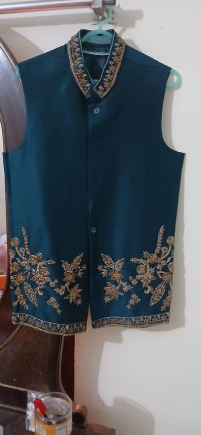 Waist coat with hand work