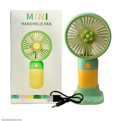Mini Rechargeable Hand Fan - Portable USB Cooling Fan