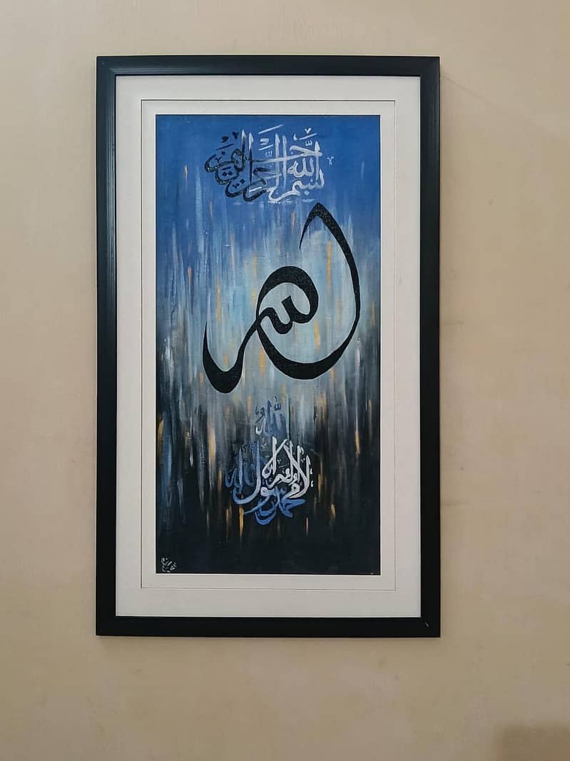 Handmade calligraphy per painting 10000rs 0