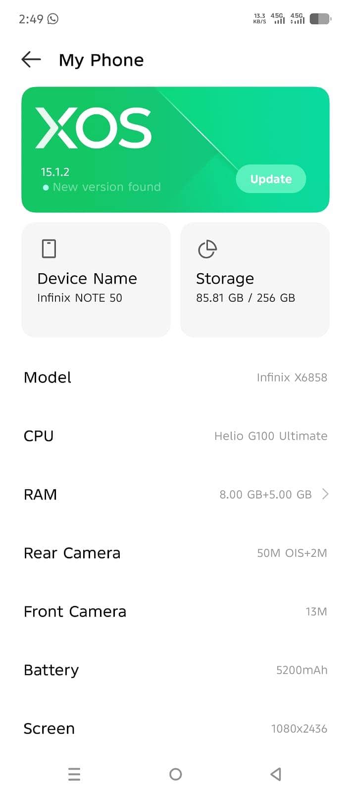 Infinix Note 50 1
