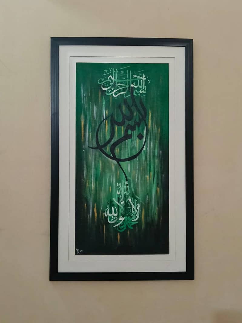 Handmade calligraphy per painting 10000rs 2