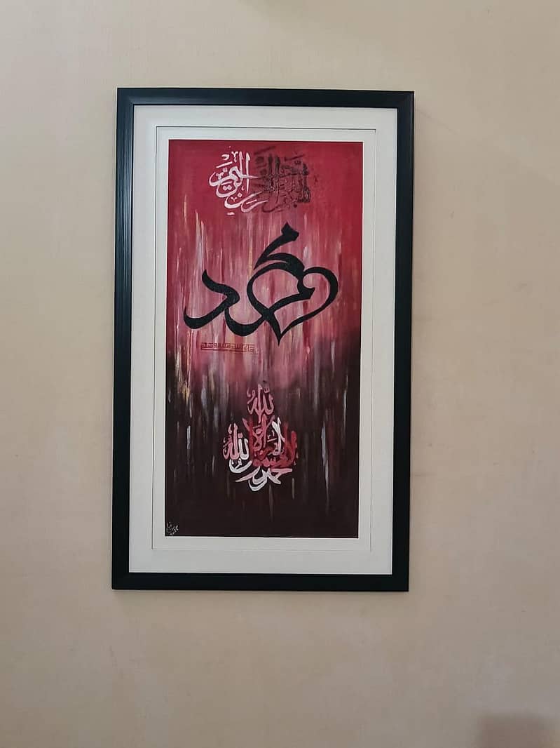 Handmade calligraphy per painting 10000rs 4
