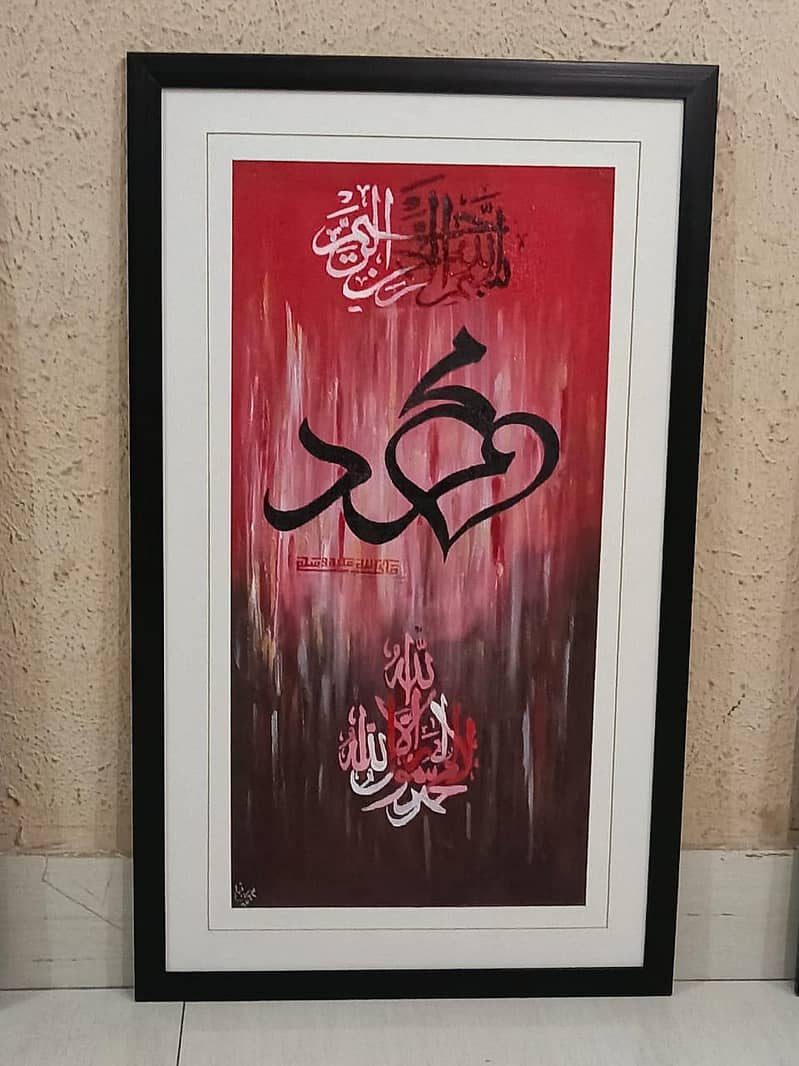 Handmade calligraphy per painting 10000rs 5
