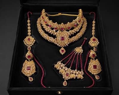 Beautiful Premium Bridal Jewellery Set for Sale 