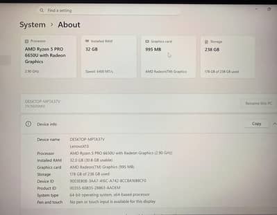 Lenovo Thinkpad x13gen3