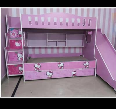 Bunk bed | Kid wooden bunker bed | Baby bed | Double bed | Triple bed
