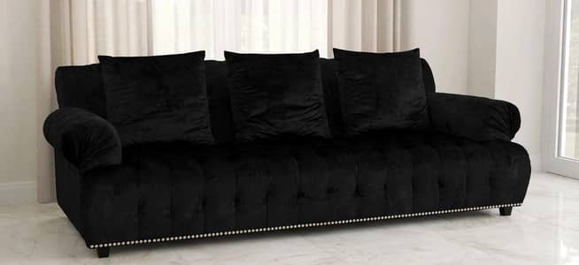 L shape Bamboo size Sofa set for sale