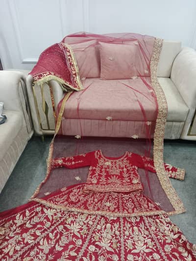 brand new reddish elegant lehnga