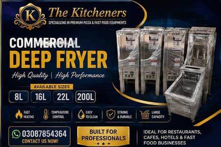 Brand New Commercial Deep Fryer - All Sizes Available