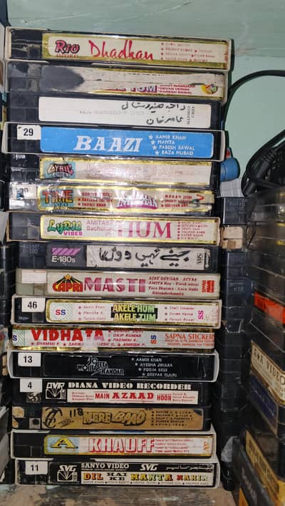VHS tapes