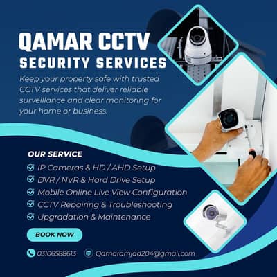 Professional CCTV Camera installation and Repair services in Lahore