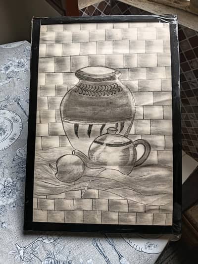 Beautiful Handmade Pencil Sketch Framed