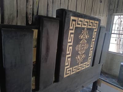 black design  bed heavy weight mai bana howa