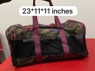 Airline approved Pet Carrier Flexible cage / Bag