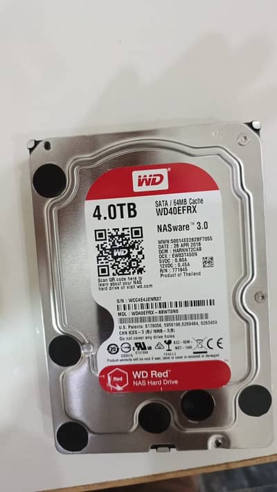 Western Digital Red 4TB HDD 3.5" (64MB Cache / NASware 3.0)