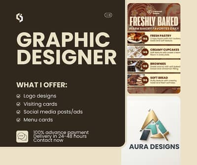 Graphic designer in reasonable quote.