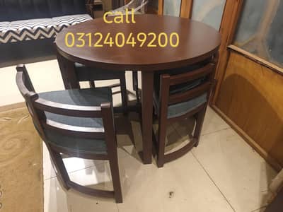 dining table 4 chairs wooden call 03124049200