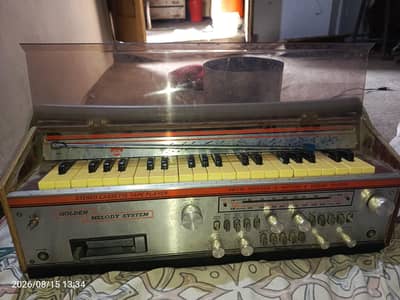 Vintage Golden Melody System Organ