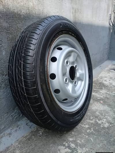 Daihatsu Cuore Genuine 1-Rim 12" Inches 110 PCD  with Yokohama tubless