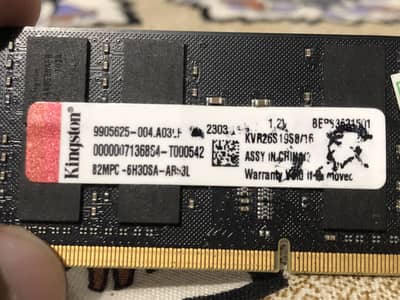 16GB DDR4 Laptop RAM