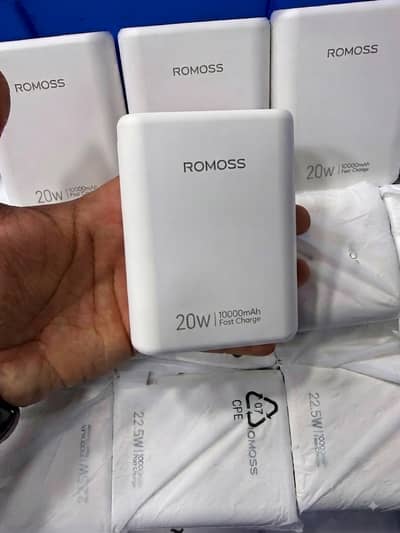 Romoss 10000mAh 20W Fast Charging Power Bank | Portable Pocket-Size