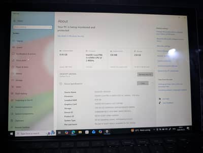 Microsoft surface/ core i5 6 generation/ laptop