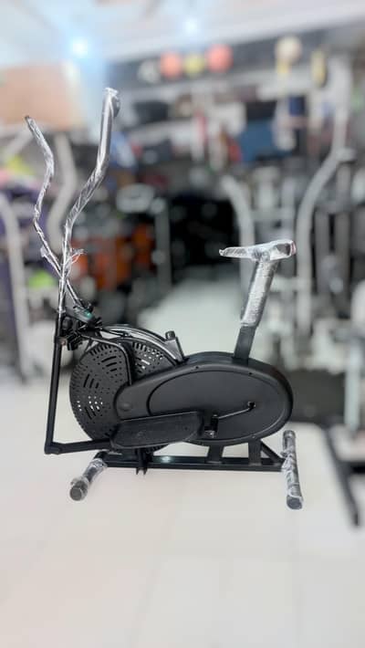 Elliptical cycle exercise cycling machine magnetic spin bike cross tra