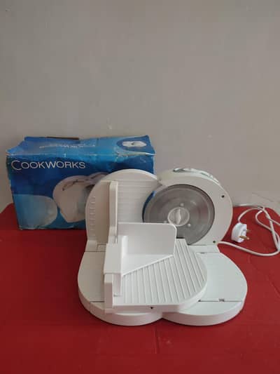 Cookworks UK Electric Food/ Meat/ Vegetables/Fruit/ Bread Slicer