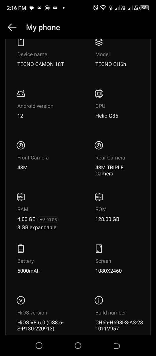 Tecno Camon 18 5