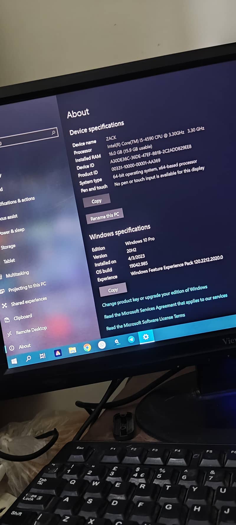 Gaming pc full setup 0