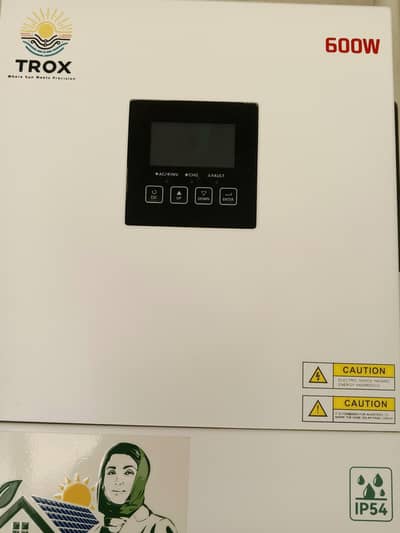 Trox 600w solar inverter fresh condition 10/10 with DB box