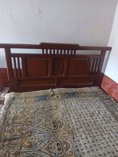 Handmade Solid Wooden King Bed for Sale