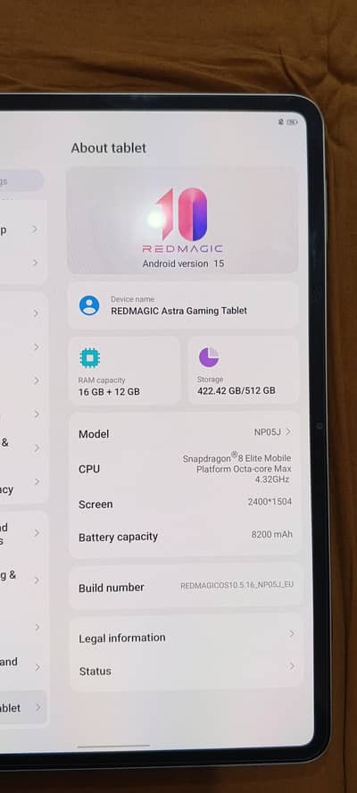 Redmagic Astra Gaming Tablet