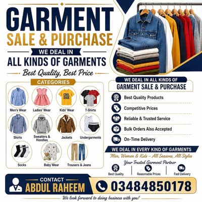 Wholesale Clothing | Men Women Kids Wear | T-Shirts Shirts Jeans Jack